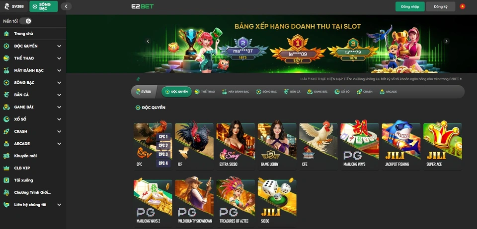 Trò chơi đa dạng, giao diện dễ thao tác